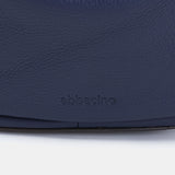 Bolso de hombro pequeño en piel azul