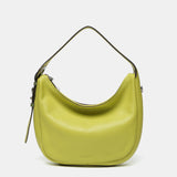 Bolso de hombro pequeño en piel verde