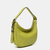 Bolso de hombro pequeño en piel verde