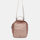 Mochila en piel rosa