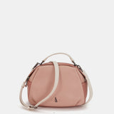 Bandolera en piel rosa