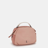 Bandolera en piel rosa