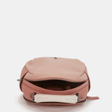 Bandolera en piel rosa