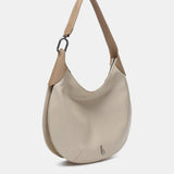 Beige Leder Schultertasche