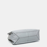 Bolso shopper en piel gris