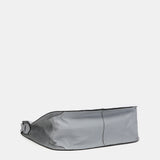 Grau Leder Schultertasche