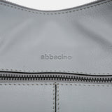 Grau Leder Schultertasche
