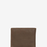 Cartera de hombre de piel en verde