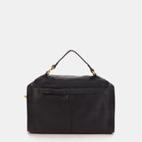 Small black leather shoulder bag