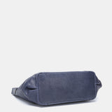Bolso de hombro en piel azul