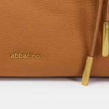 Camel leather handbag