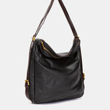 Bolso multifucional en piel negra