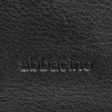 Black leather shoulder bag