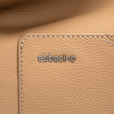 Camel leather shoulder bag