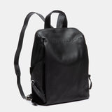 Mochila en piel negro