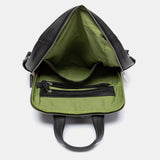 Mochila en piel negro