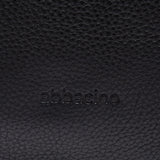 Bolso de mano en piel negra