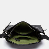 Bandolera en piel negra