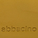 Yellow leather and suede shoulder bag