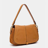 Cognac leather crossbody bag