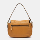 Cognac leather crossbody bag