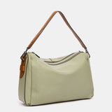 Grüne Umhängetasche aus Leder