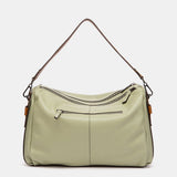 Grüne Umhängetasche aus Leder