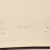 Umhängetasche aus beigem Leder