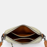 Grüne Umhängetasche aus Leder