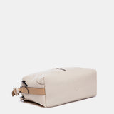 Bandolera pequeña en piel beige