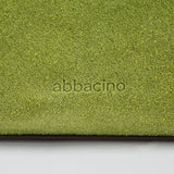 Green leather and suede crossbody bag