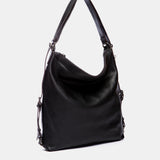 Bolso multifuncional en piel negra