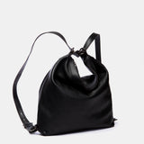 Bolso multifuncional en piel negra