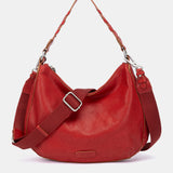 Bolso de hombro pequeño en piel rojo
