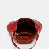 Bolso de hombro pequeño en piel rojo