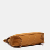 Bolso multifuncional en serraje cognac