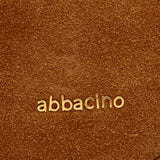 Bolso multifuncional en serraje cognac