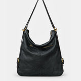 Bolso multifuncional en piel negro