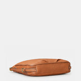 Bolso multifuncional en piel cognac
