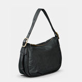 Bolso de mano en piel negro