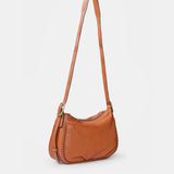 Bolso de mano en piel  cognac