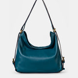 Bolso multifuncional en piel azul
