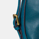 Bolso multifuncional en piel azul