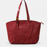 Shopper en piel rojo
