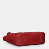 Shopper en piel rojo