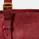 Shopper en piel rojo