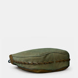 Bolso de hombro en serraje verde