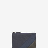 Monedero de hombre de piel en azul