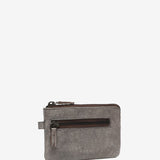 Monedero de hombre de piel en taupe