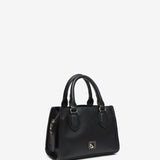 Kleiner Damen-Lady-Stil-Handtasche in Schwarz.